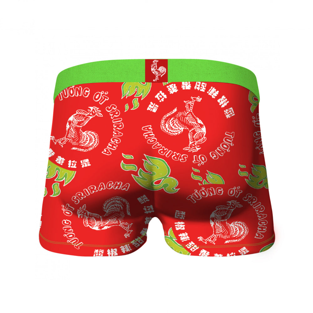 Crazy Boxers Sriracha Rooster All Over Boxer Briefs Image 2