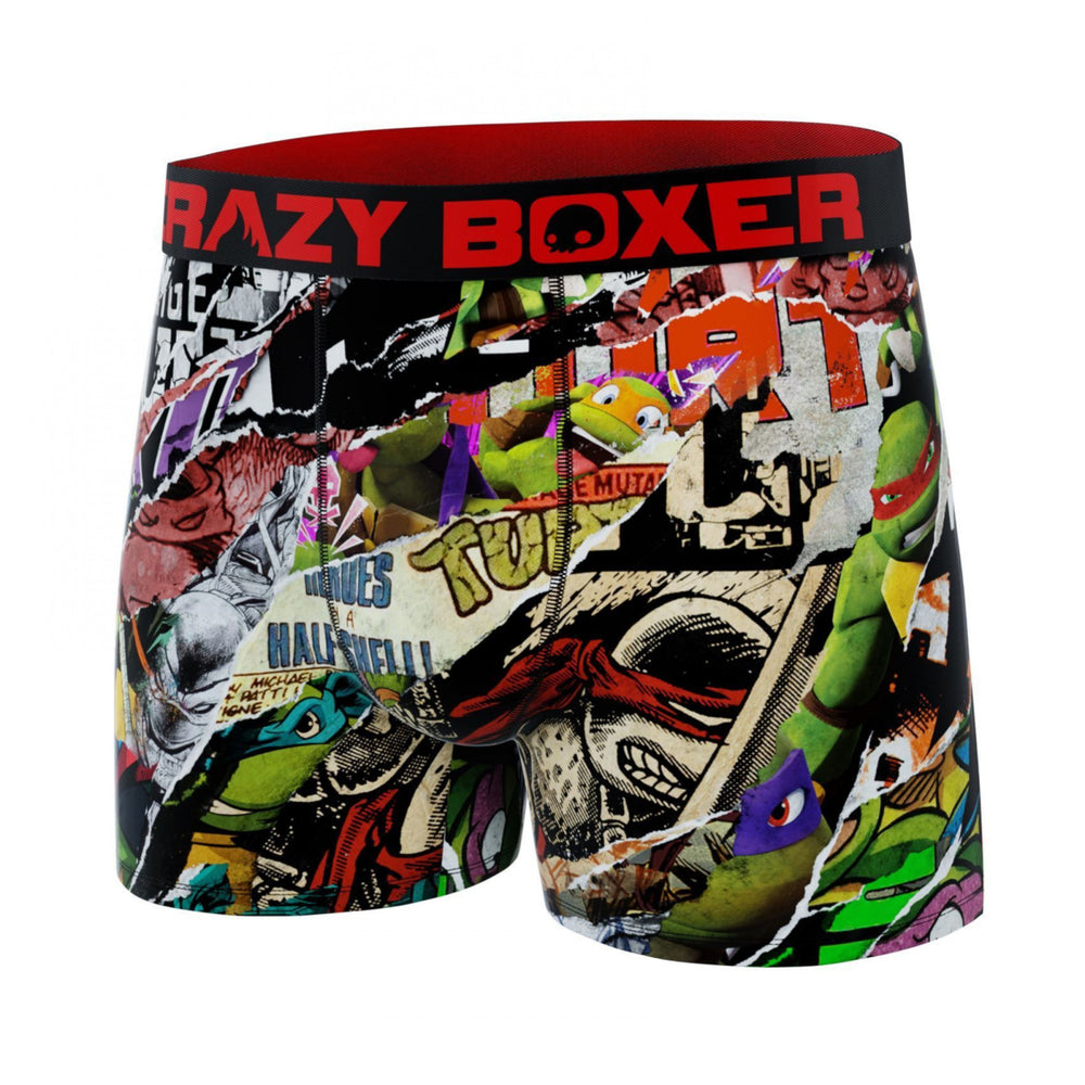 Crazy Boxers Teenage Mutant Ninja Turtles Comic Strips Boxer Briefs Image 2