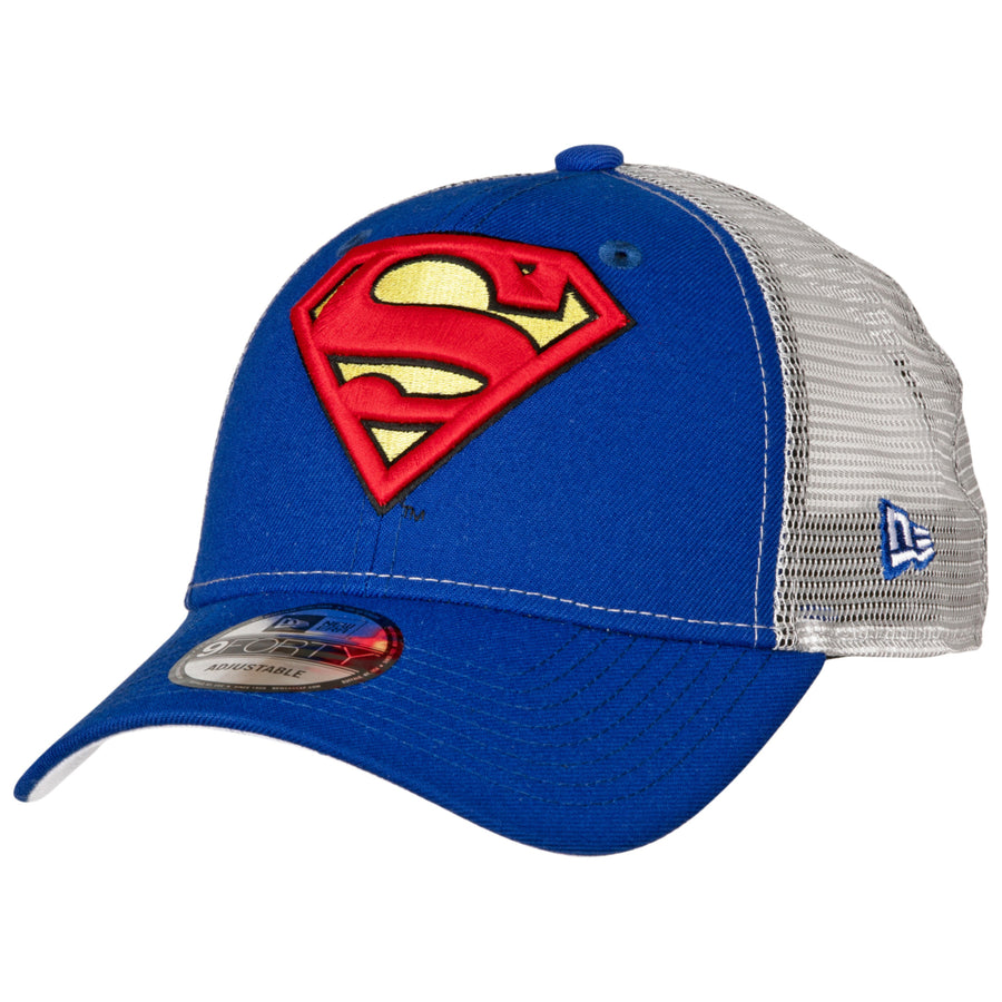 Superman Symbol Trucker  Era 9Forty Adjustable Hat Image 1
