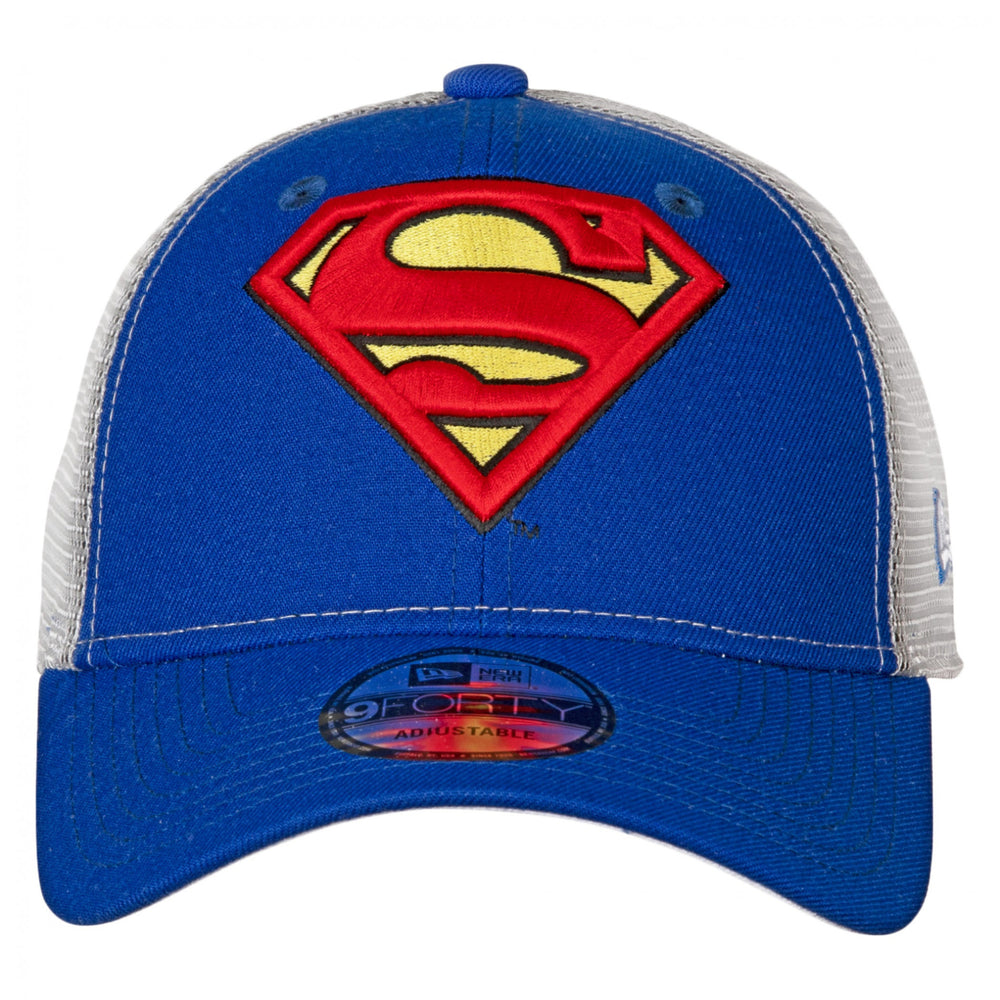 Superman Symbol Trucker  Era 9Forty Adjustable Hat Image 2