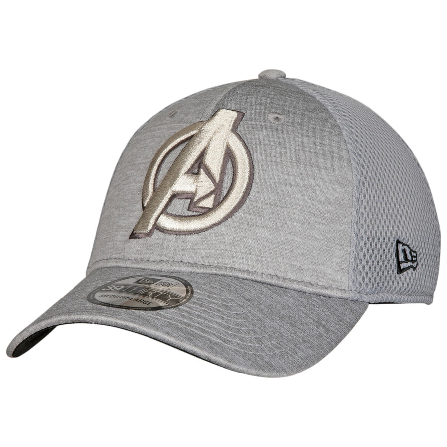 Avengers A Symbol Grey Shadow Tech  Era 39Thirty Fitted Hat Image 1