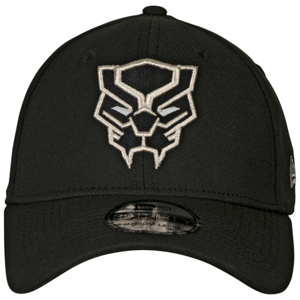 Black Panther Face Symbol Color Block  Era 39Thirty Fitted Hat Image 2