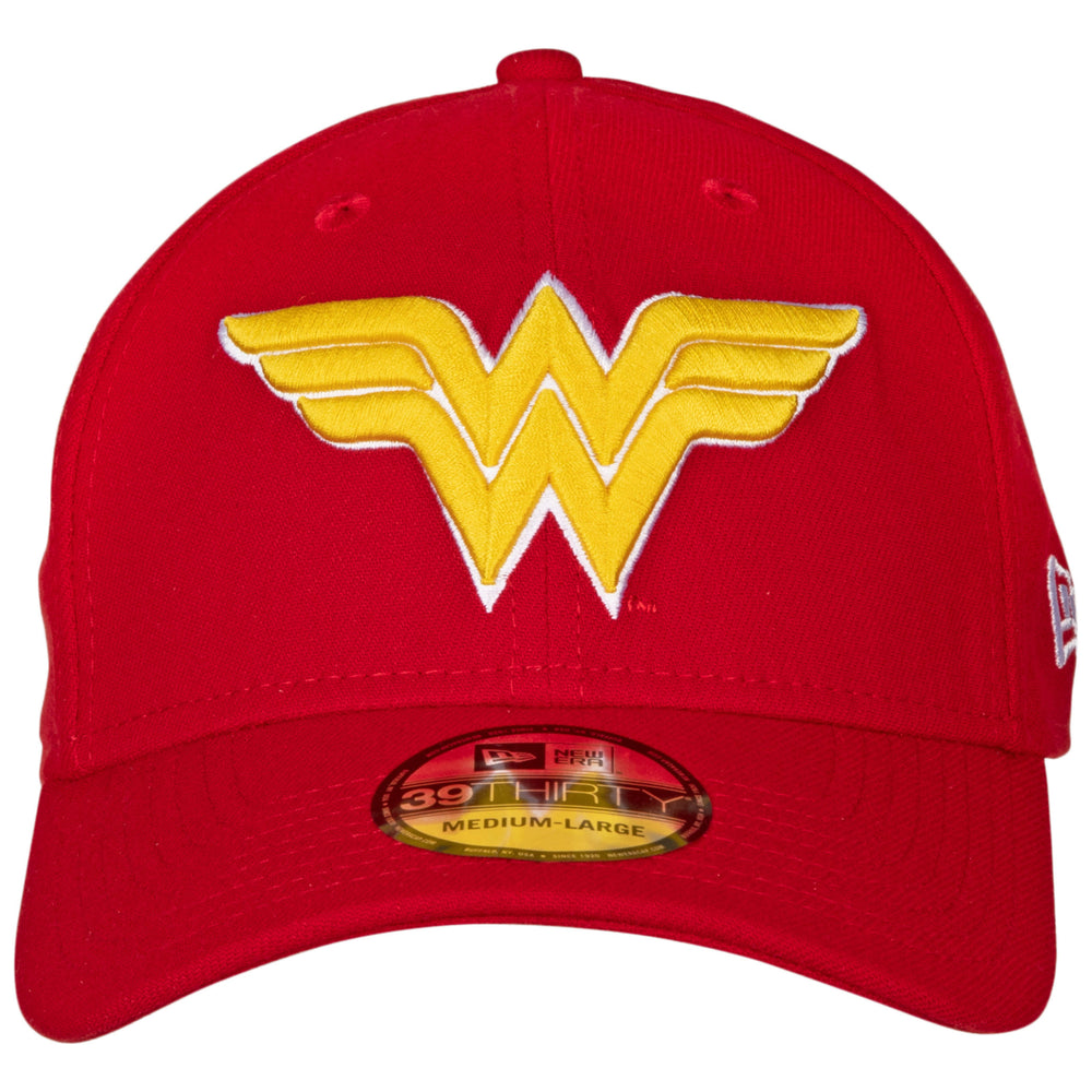 Wonder Woman Classic Symbol Color Block  Era 39Thirty Fitted Hat Image 2