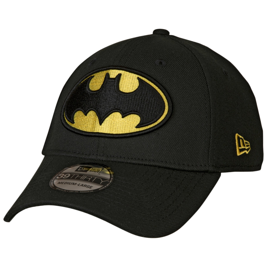 Batman Classic Symbol Color Block  Era 39Thirty Fitted Hat Image 1