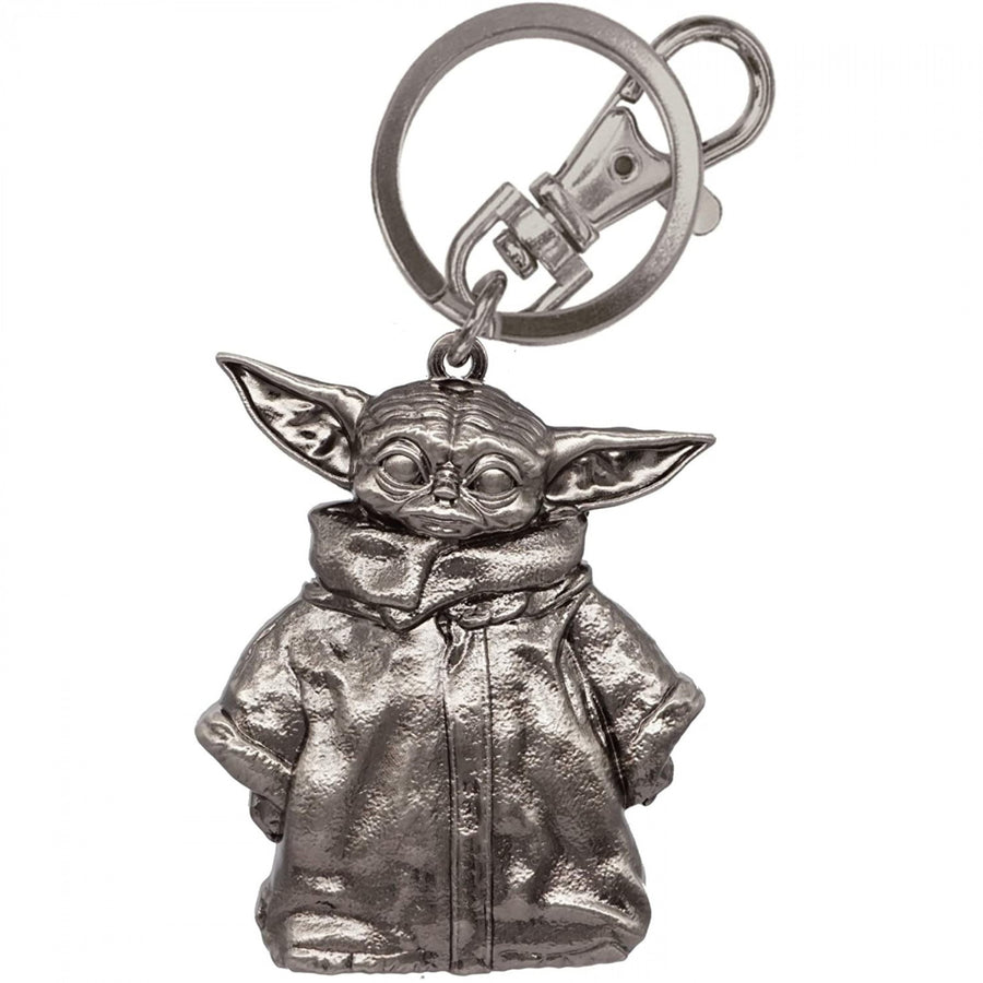 Star Wars Grogu The Child from The Mandalorian Keychain Image 1