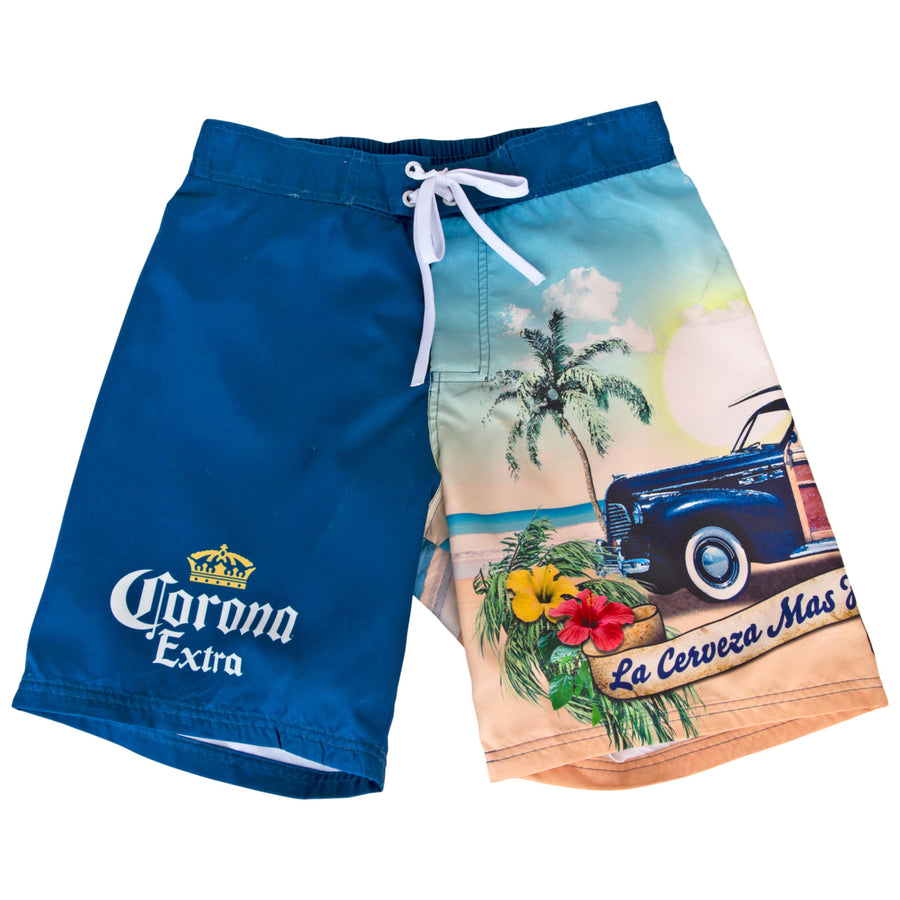 Corona Extra Crown Symbol and Beach Swimsuit Image 1