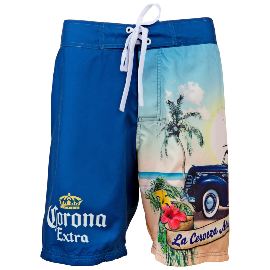 Corona Extra Crown Symbol and Beach Swimsuit Image 3