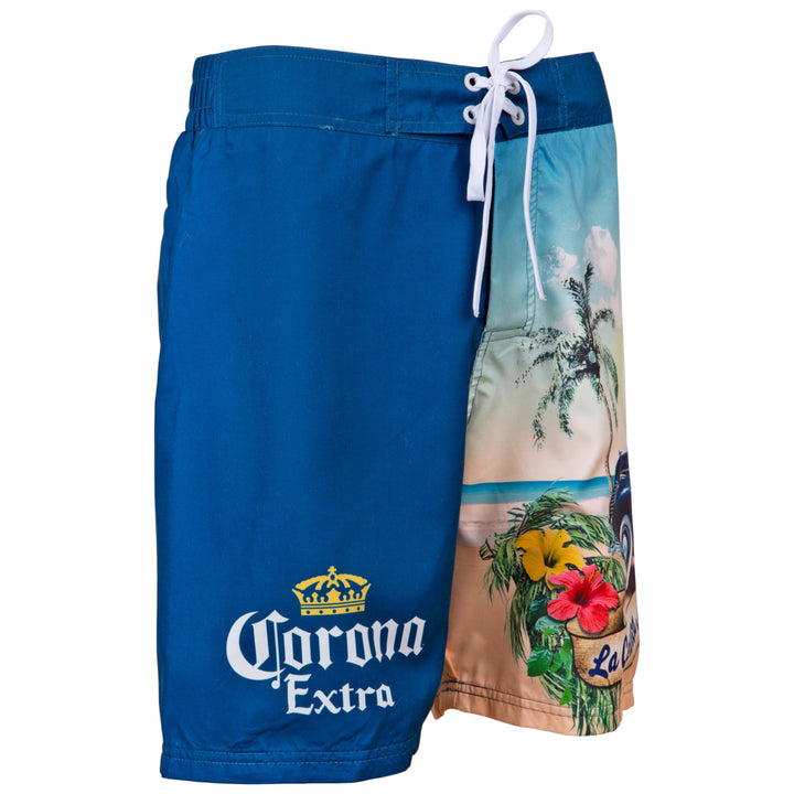 Corona Extra Crown Symbol and Beach Swimsuit Image 4