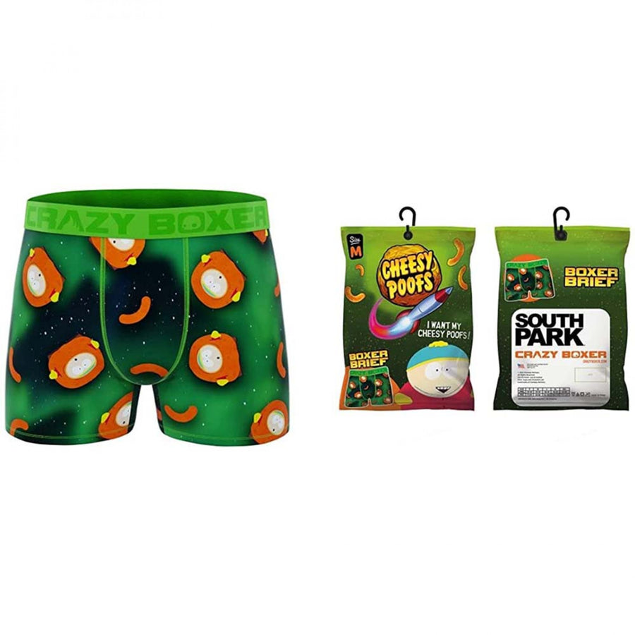 Crazy Boxers South Park Cheesy Poofs Boxer Briefs in Chips Bag Image 1