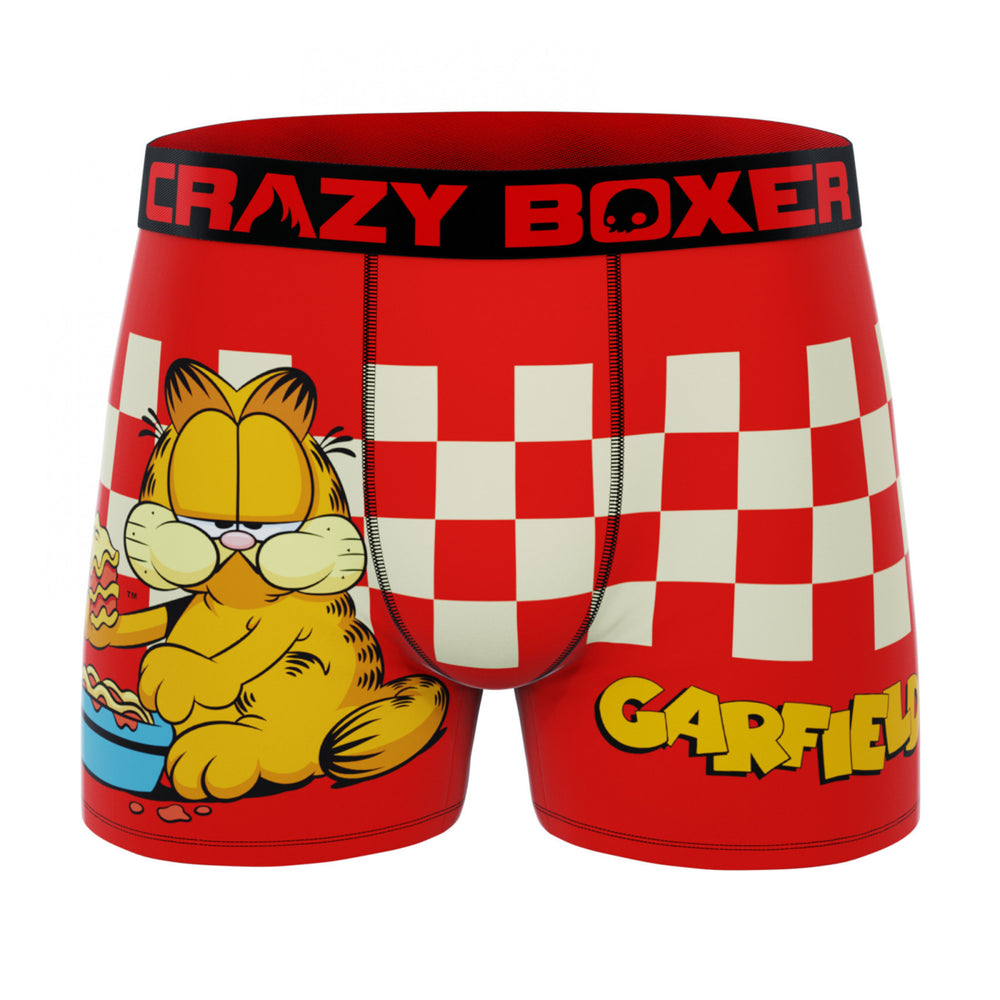 Crazy Boxers Garfield Lasagna Comic Boxer Briefs in Food Box Image 2