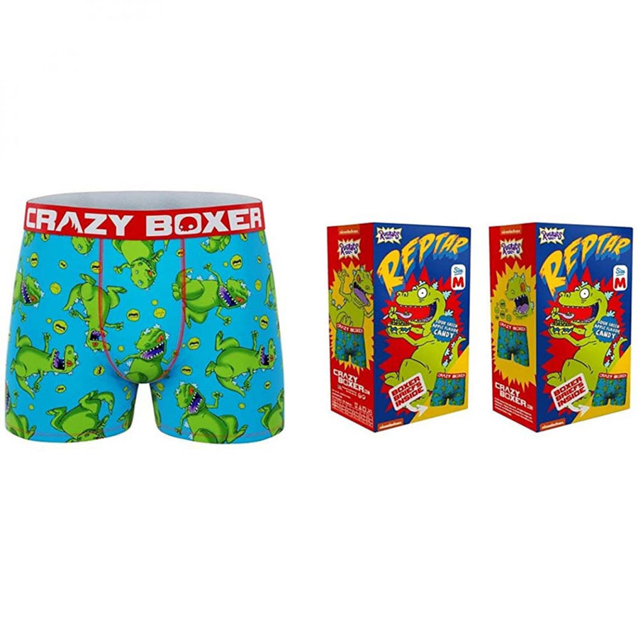 Crazy Boxers Nickelodeon Rugrats Reptar Boxer Briefs in Cereal Box Image 1