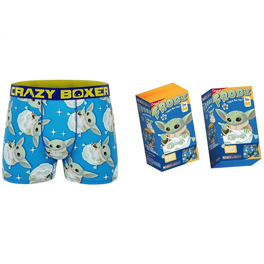 Crazy Boxers Star Wars The Child Grogu Boxer Briefs in Cereal Box Image 1