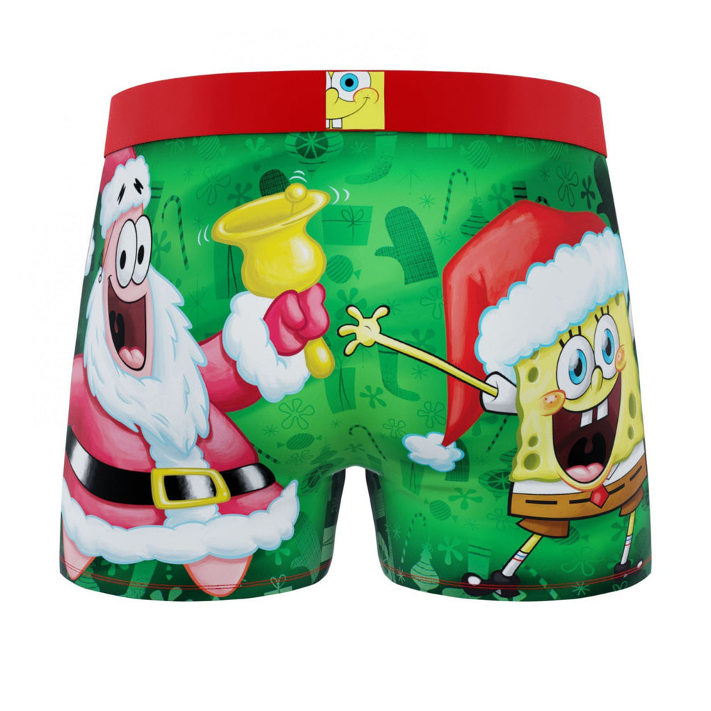 Crazy Boxers SpongeBob SquarePants Holidays Mens Boxer Briefs Image 2