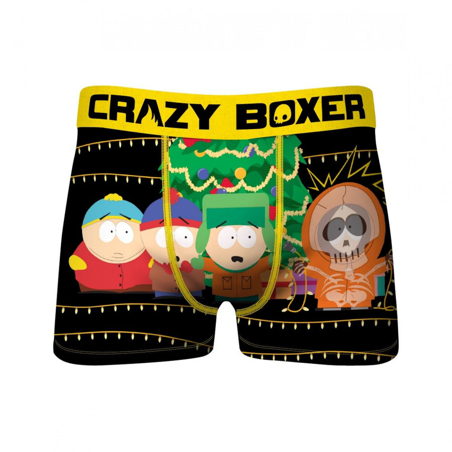 Crazy Boxers South Park Kenny Christmas Light Mens Boxer Briefs Image 1