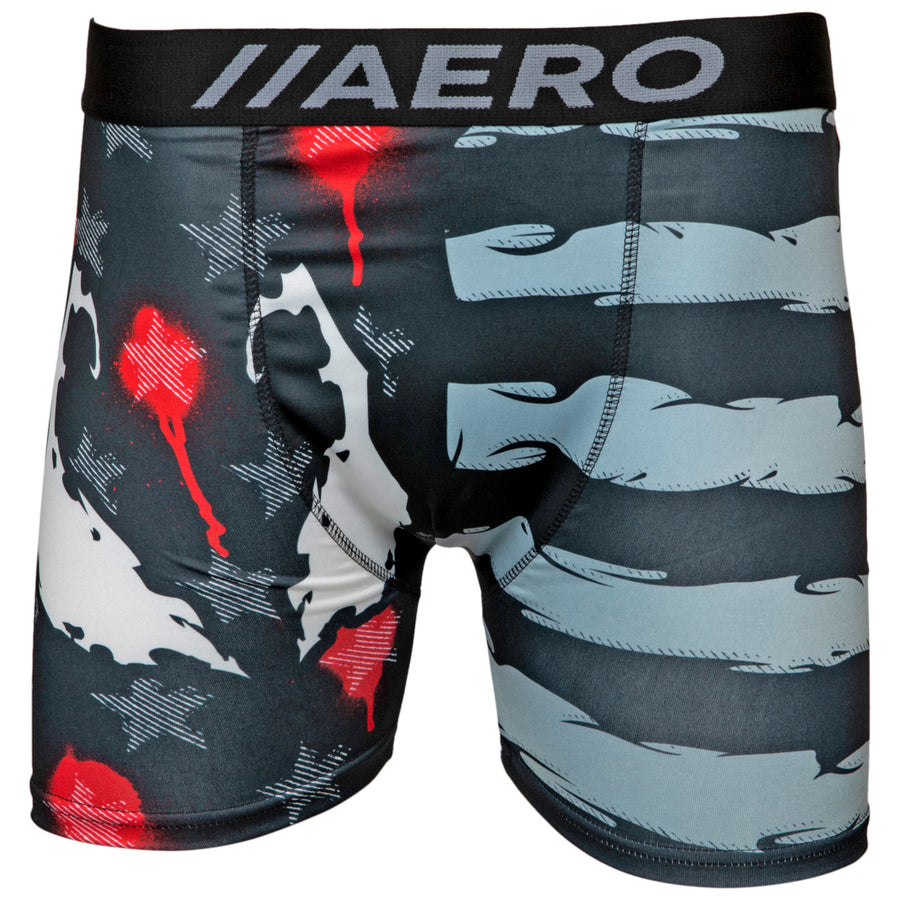 Marvel Venom Eyes Over Flag Aero Boxer Briefs Underwear Image 1