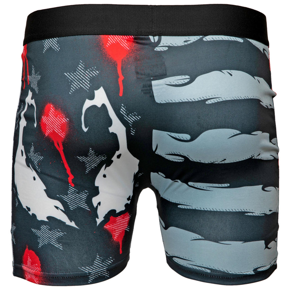 Marvel Venom Eyes Over Flag Aero Boxer Briefs Underwear Image 2