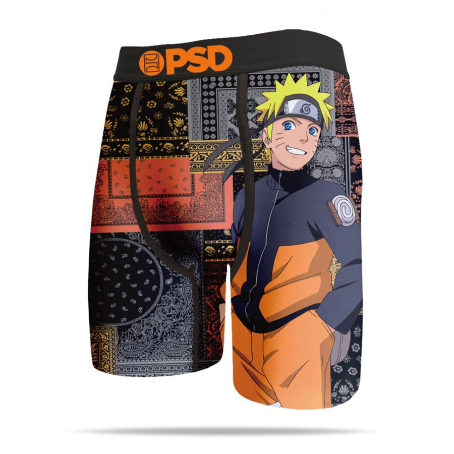 Naruto Shippuden Uzumaki Naruto Patches Mens Boxer Briefs Image 1