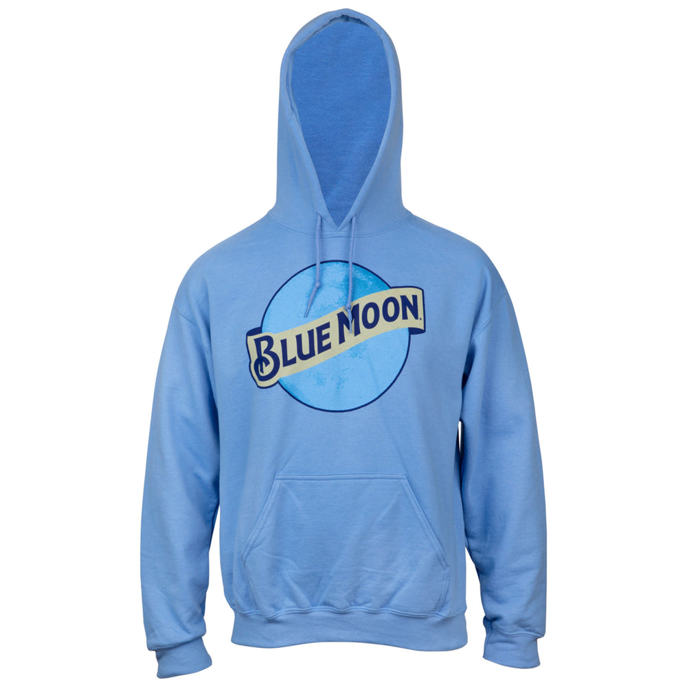 Blue Moon Classic Logo Baby Blue Hoodie Image 2