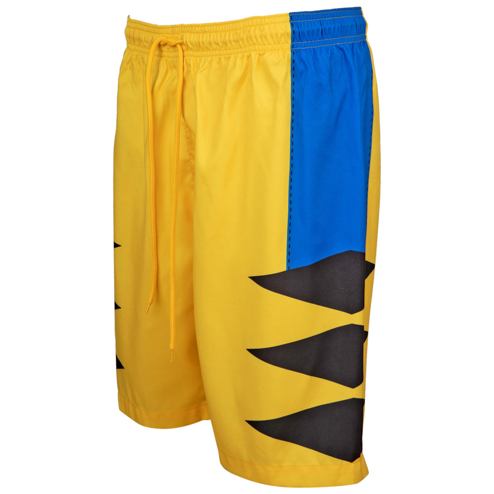 X-Mens Wolverine Character Costume Board Shorts Image 2