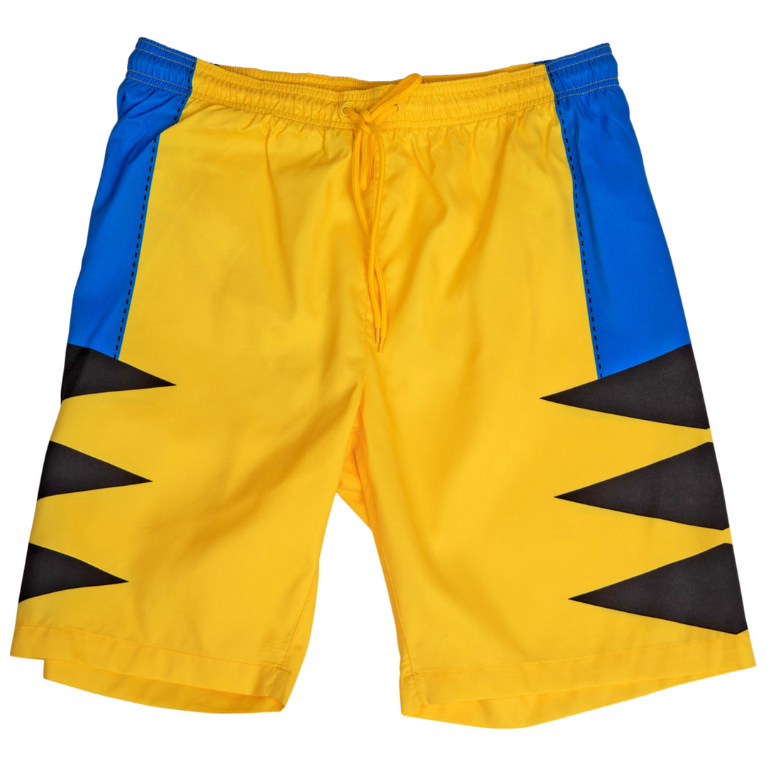 X-Mens Wolverine Character Costume Board Shorts Image 4