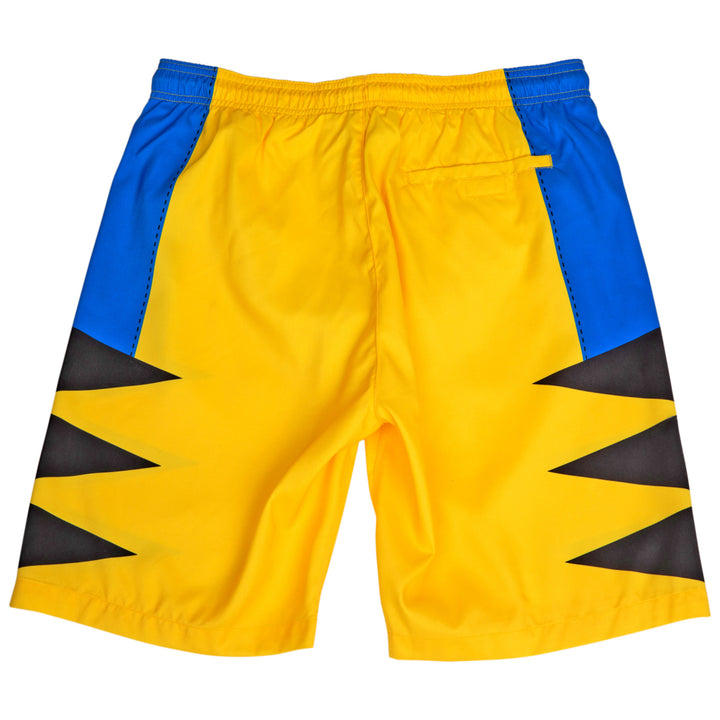 X-Mens Wolverine Character Costume Board Shorts Image 4