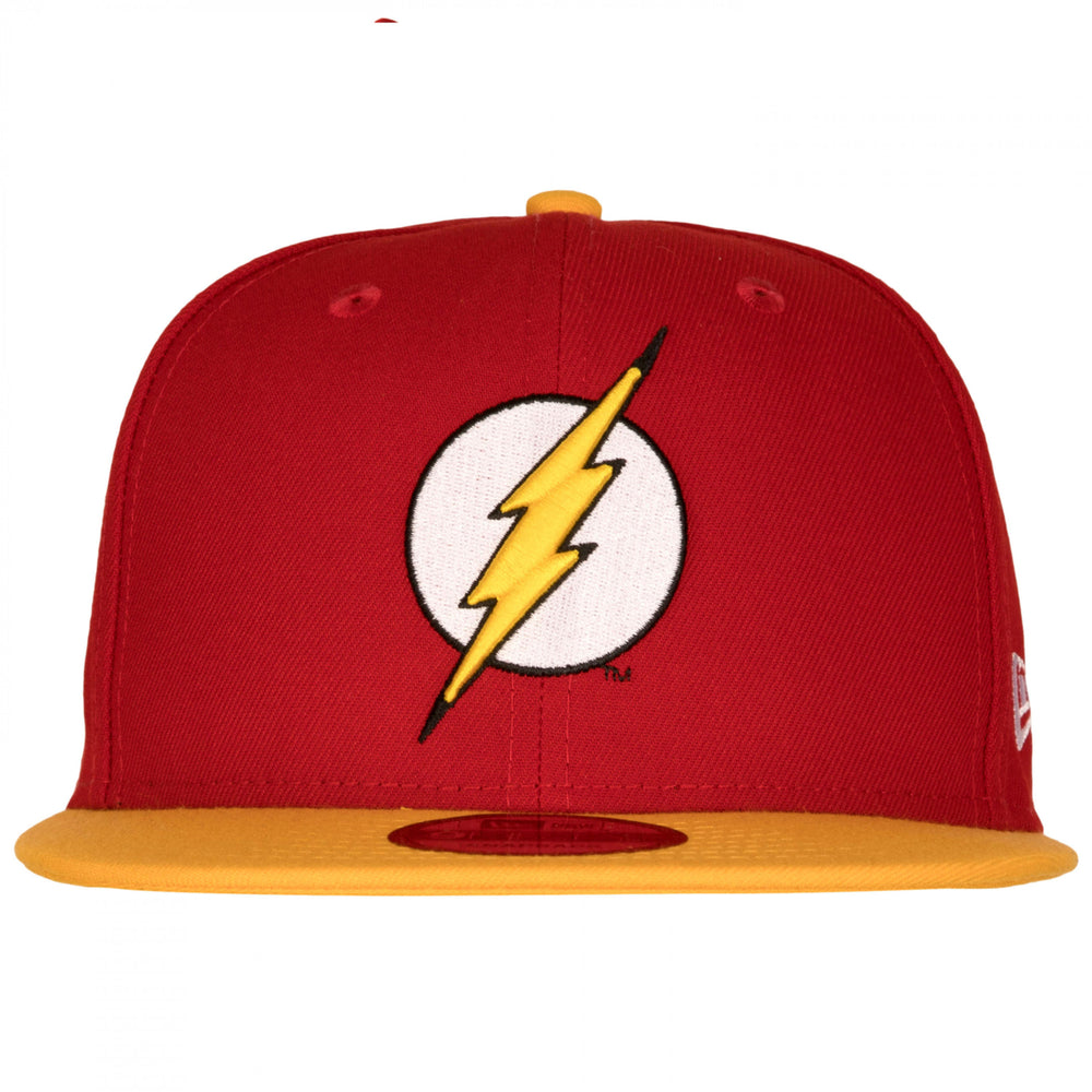The Flash Classic Logo Red and Yellow  Era 9Fifty Adjustable Hat Image 2