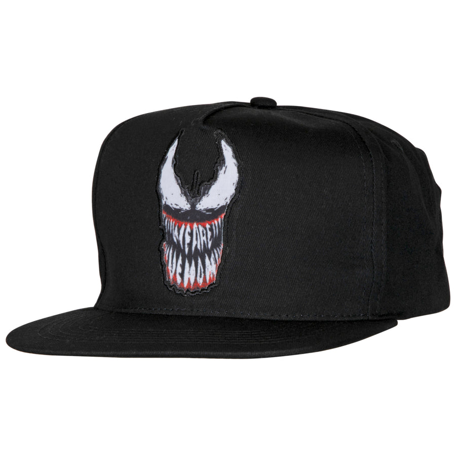 Marvel Studios We Are Venom Character Stylized Adjustable Snapback Hat Image 1