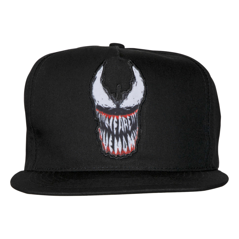 Marvel Studios We Are Venom Character Stylized Adjustable Snapback Hat Image 2