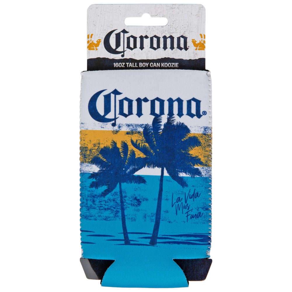 Corona Extra Beach Print 16oz Bottle/Can Holder Image 2