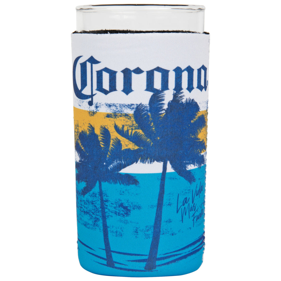 Corona Extra Beach Print 16oz Bottle/Can Holder Image 3