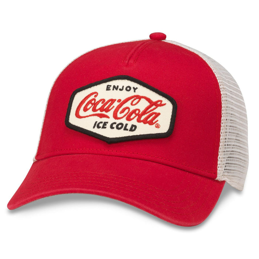 Coca-Cola Enjoy Classic Label Styled Patch Adjustable Hat Image 1