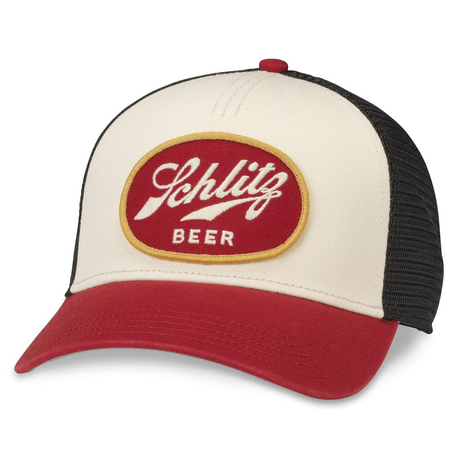 Schlitz Beer Retro Logo Patch Valin Snapback Hat Image 1