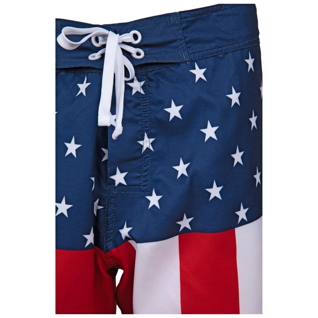 Budweiser King of Beers Stars and Stripes Mens Swim Trunks Board Shorts Image 7