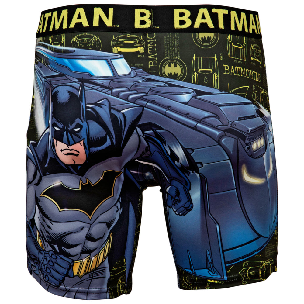 DC Comics Batman with Batmobile Boxer Briefs Image 2