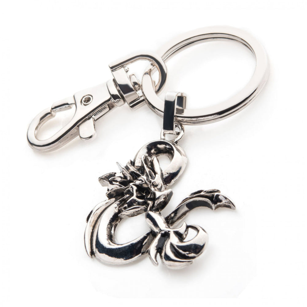 Dungeons and Dragons Ampersand Logo Steel Keychain Image 2