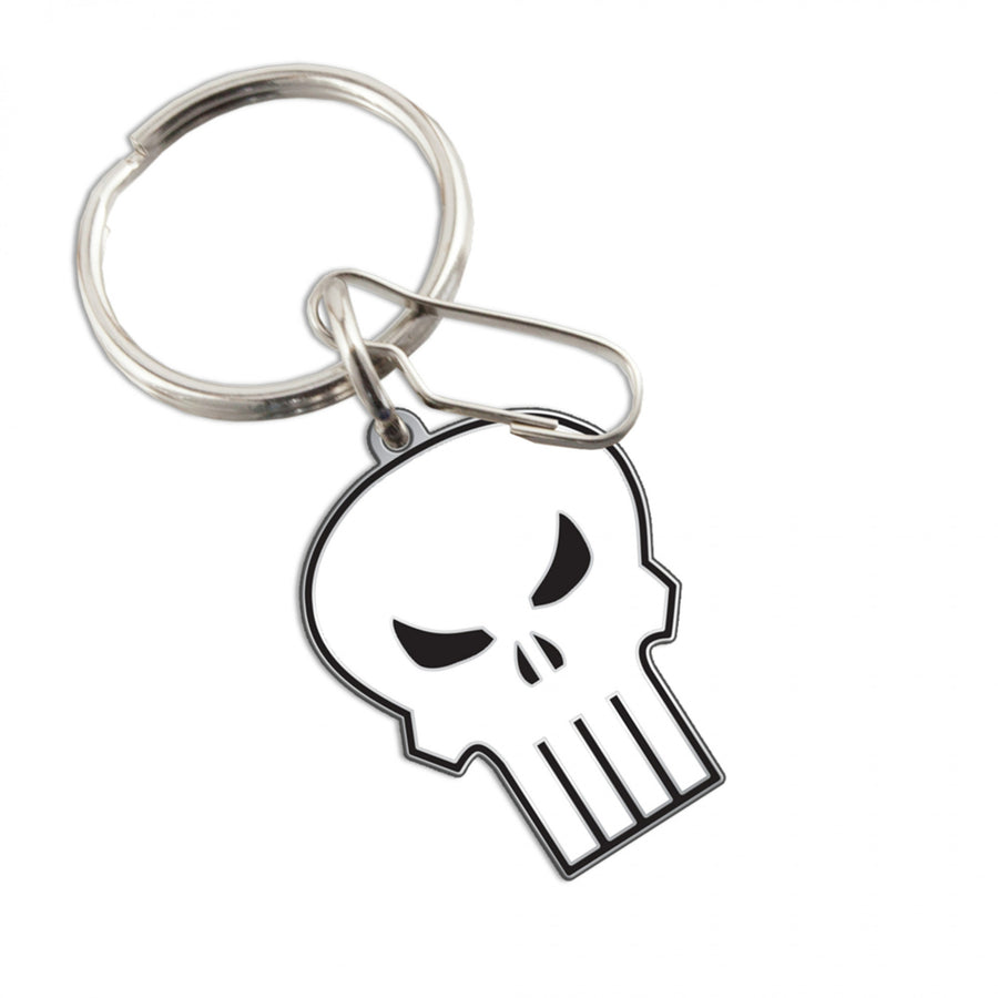Marvel Comics The Punisher Logo Enamel Keychain Image 1