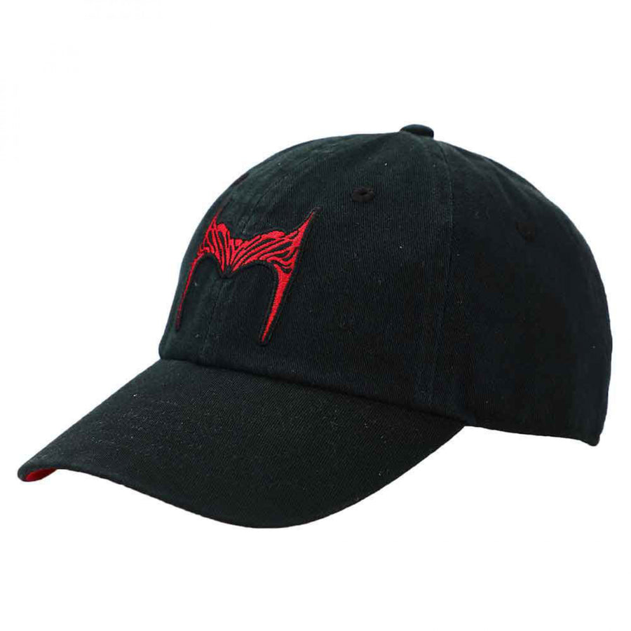 Scarlet Witch Headpiece Embroidered Adjustable Cap Image 1