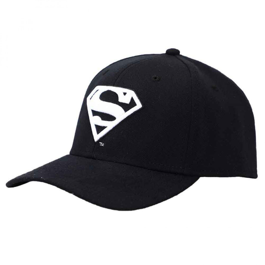 Superman Elite Flex Pre-Curved Embroidered Adjustable Snapback Hat Image 1
