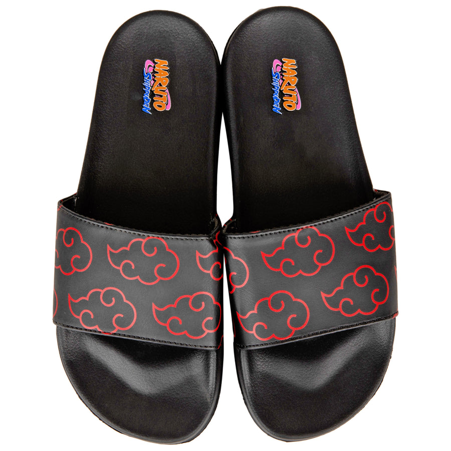 Naruto Akatsuki Soccer Slides Flip Flop Adult Sandals Image 1
