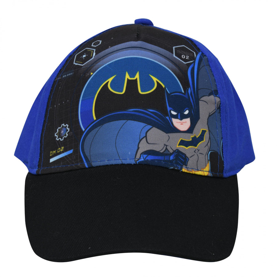 Batman In The Night Kids Baseball Hat Image 1