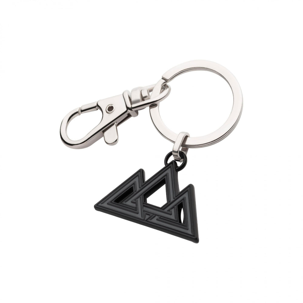 Black Adam Rebellion Triangles Keychain Image 2