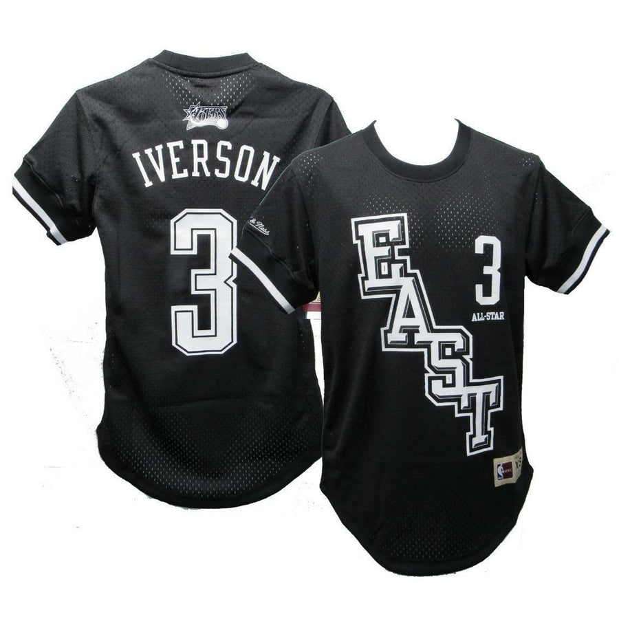 2004 Allen Iverson East 3 All-Star 76ers Mens XS Mitchell and Ness Jersey 110 Image 1