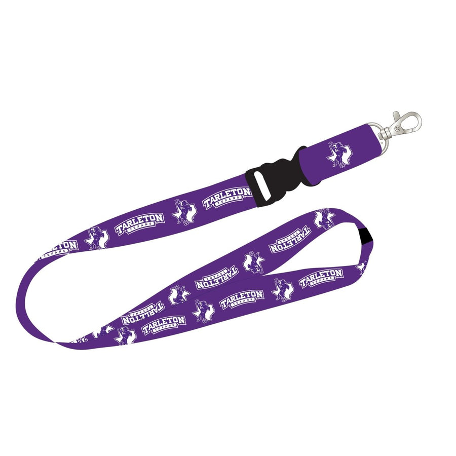 Ultimate Sports Fan Lanyard - Tarleton State University SpiritDurable PolyesterQuick-Release Buckle and Heavy-Duty Clasp Image 1