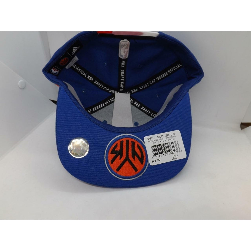 2013 NBA Draft Day  York Knicks Mens Adidas OSFA Flatbrim Snapack Hat 28 Image 2