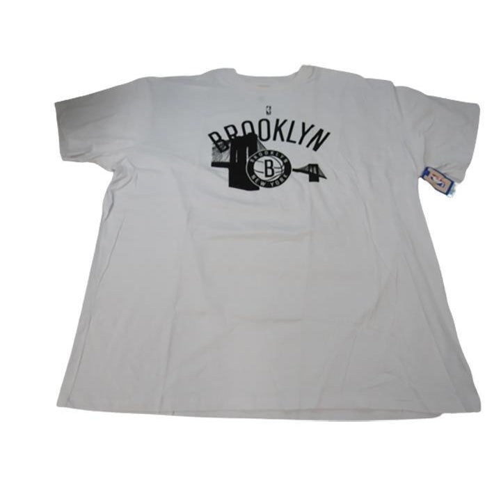 Brooklyn Nets Mens Size 5XL 5XLarge White Majestic Shirt Image 1
