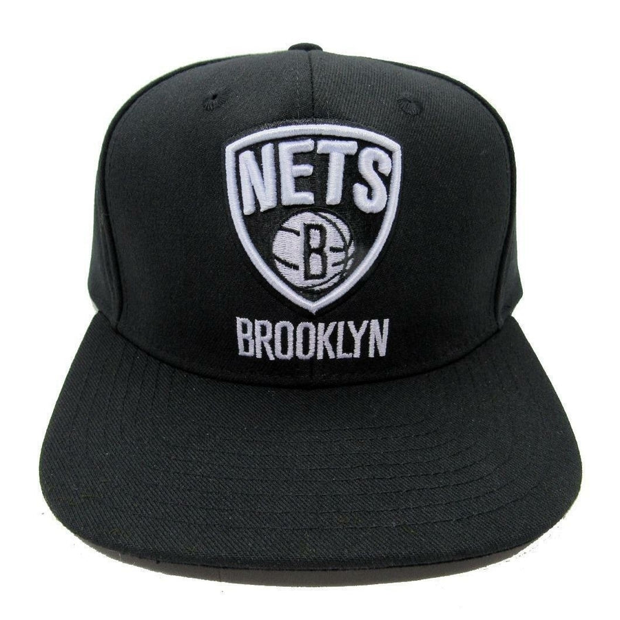 Brooklyn Nets Mens Size OSFA Adidas Snapback Flatbrim Hat 26 Image 1