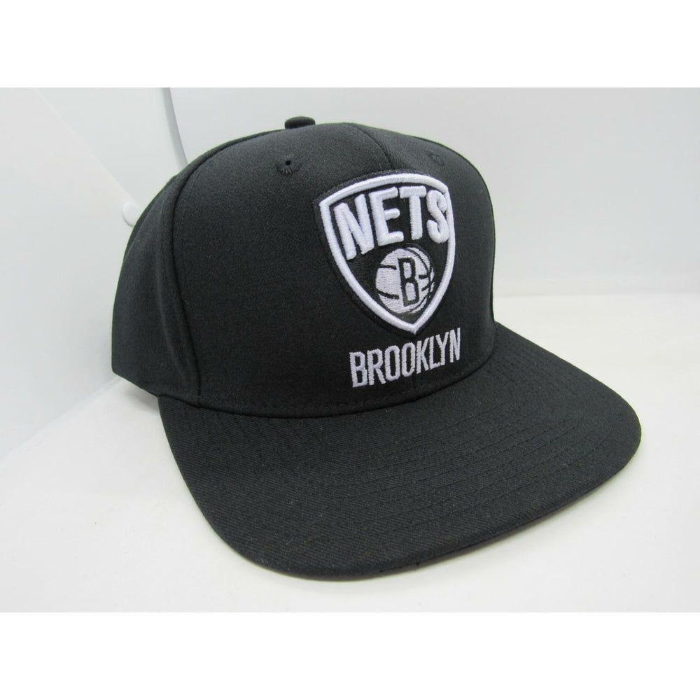 Brooklyn Nets Mens Size OSFA Adidas Snapback Flatbrim Hat 26 Image 2