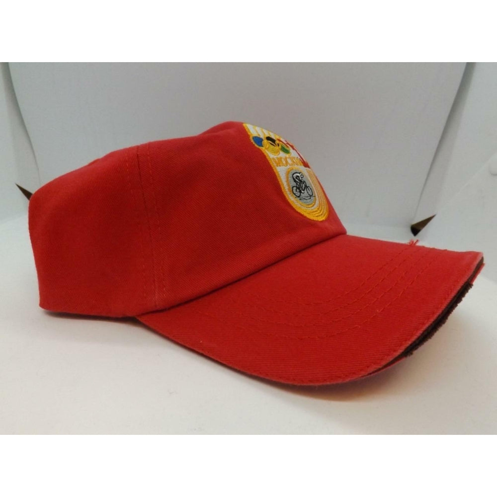 1980 Moscow Russia Summer Olympics Mens OSFA Red Cap Hat Image 2