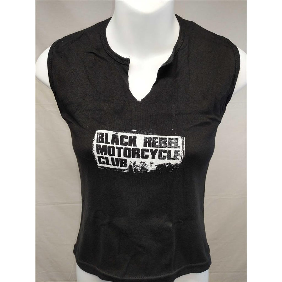 Black Rebel Motorcycle Club Womens Sizes XS XSmall Split Neck Shirt Image 1