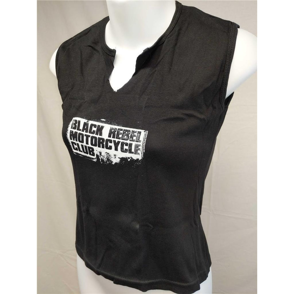 Black Rebel Motorcycle Club Womens Sizes XS XSmall Split Neck Shirt Image 2